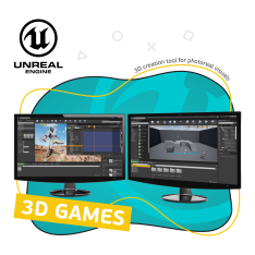 Unreal Engine 4. Игровой движок - КИБЕРшкола программирования для детей, компьютерные курсы для школьников, начинающих и подростков - KIBERone г. Жуковский