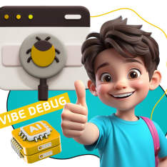 Тестирование & Vibe Debug. Охотники за багами - КИБЕРшкола программирования для детей, компьютерные курсы для школьников, начинающих и подростков - KIBERone г. Жуковский