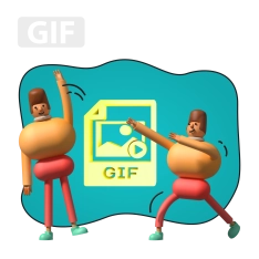 Gif-анимация - КИБЕРшкола программирования для детей, компьютерные курсы для школьников, начинающих и подростков - KIBERone г. Жуковский