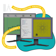 Исполнители чертежник и черепашка - КИБЕРшкола программирования для детей, компьютерные курсы для школьников, начинающих и подростков - KIBERone г. Жуковский