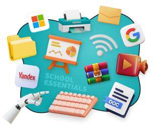 Цифровая база для школьника - КИБЕРшкола программирования для детей, компьютерные курсы для школьников, начинающих и подростков - KIBERone г. Жуковский